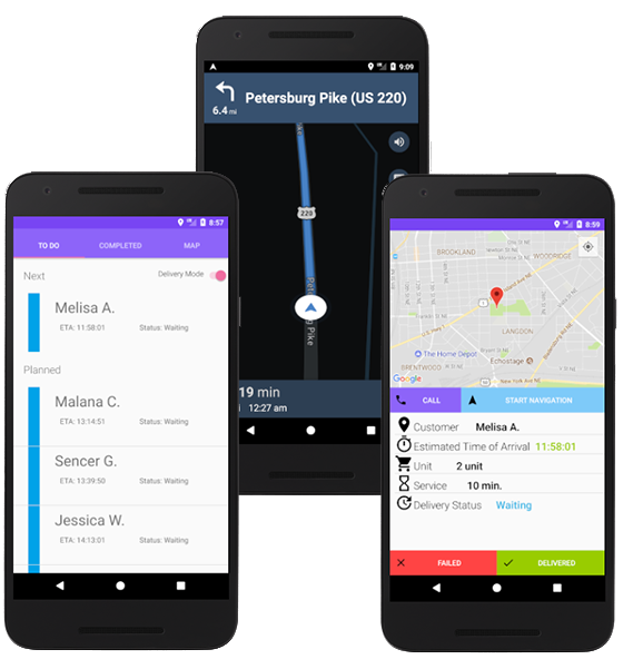 Routingo Navigation for Driver